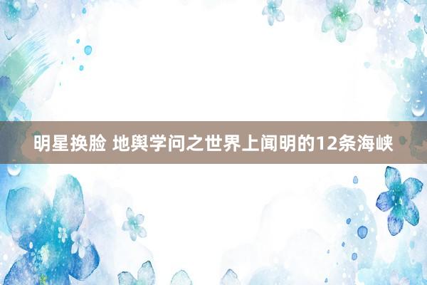 明星换脸 地舆学问之世界上闻明的12条海峡